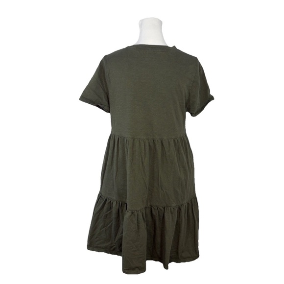 Old Navy Womens Green Tiered Babydoll Dress Small Short Sleeve - Picture 3 of 7